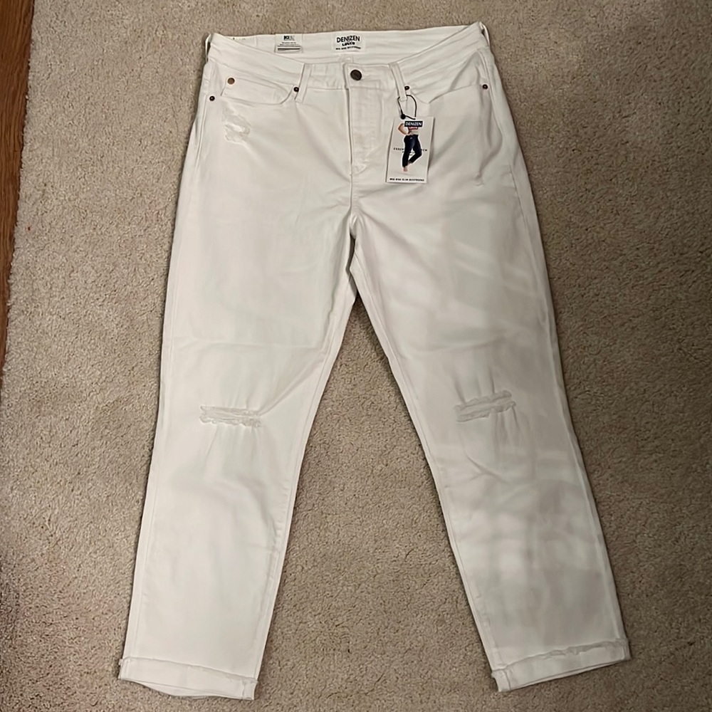 Levi’s Denizen Jeans | White | Size 14